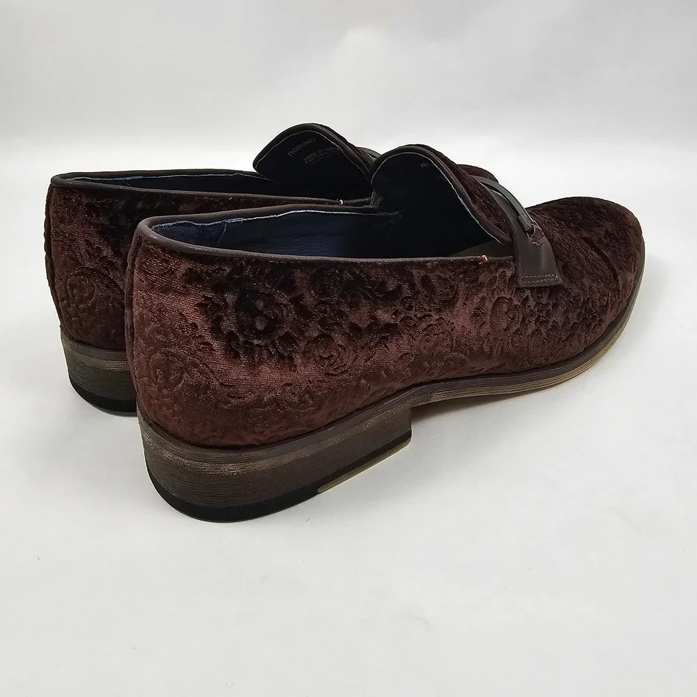 Robert Graham Jozo RG5598S Mens Brown Loafers & Slip Ons Casual Shoes 9.5 R:$268